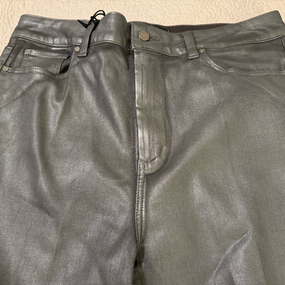 Paige jeans. NWT. Size 33. Silver shimmer. - Picture 6 of 14